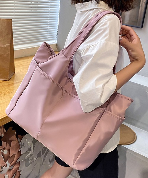 shopnikoniko（ショップにこにこ） ボストンバッグ ナイロン トート