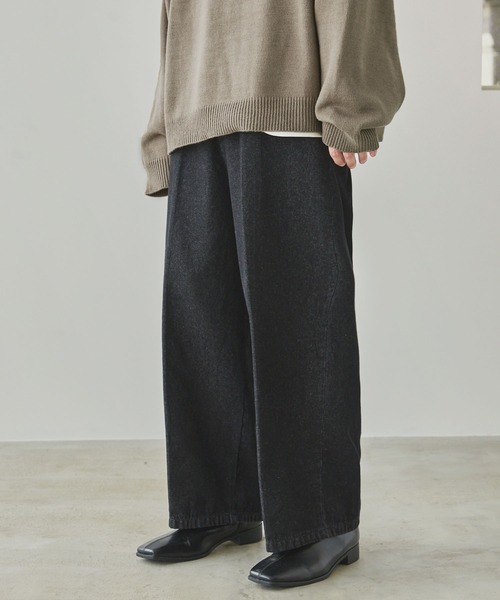 CTHY ワイドパンツ ジーンズ 12OZデニムセンタープレスワイド