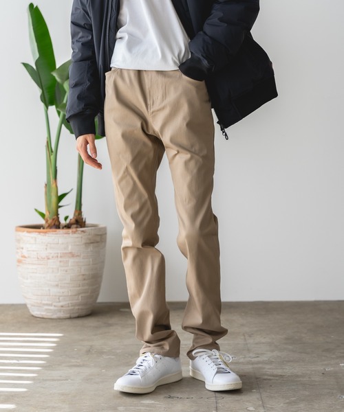 ROOP TOKYO パンツ ストレッチツイルパンツ メンズ レディース