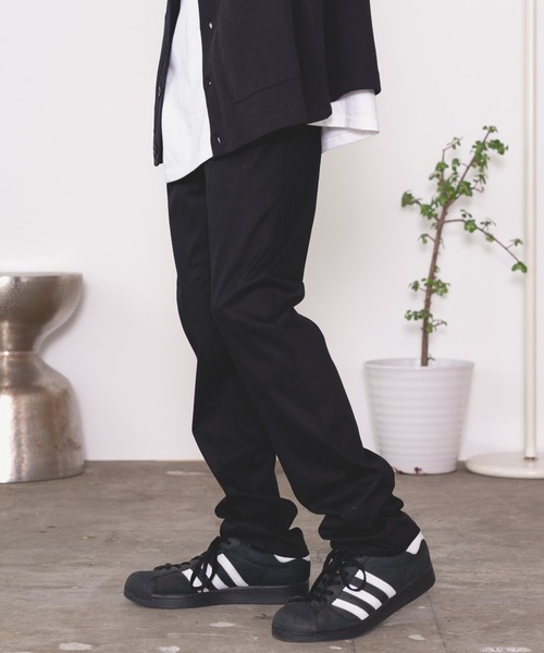 ROOP TOKYO パンツ ストレッチツイルパンツ メンズ レディース
