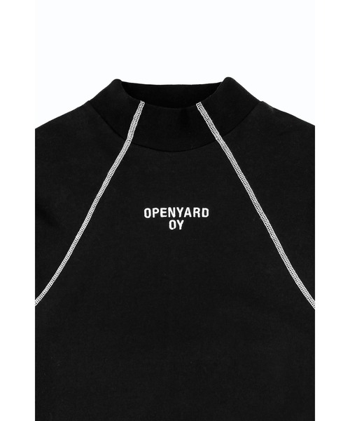 ★OY★W.L COVER STITCH POLA T-BLACK★正規品/韓国直送料込 MUSINSA公式 | OY WL COVER STITCH POLA T-BLACK