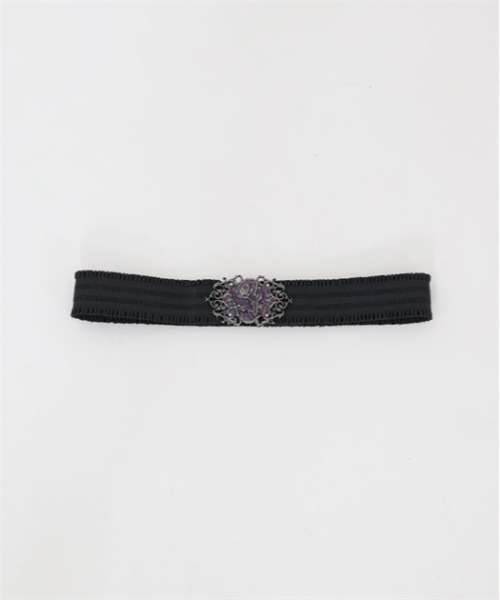 axes femme（アクシーズ ファム） ベルト ゴシックローズゴムベルト