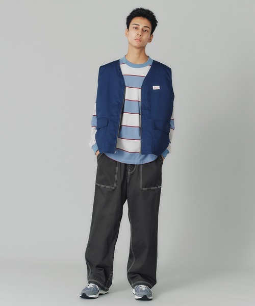 XLARGE（エクストラ ラージ） ベスト ジレ PATCHED WORK VEST メンズ