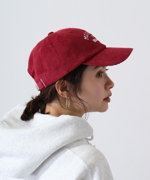 FUNALIVE キャップ 帽子 RUCCHE 刺繍コーデュロイベースボール