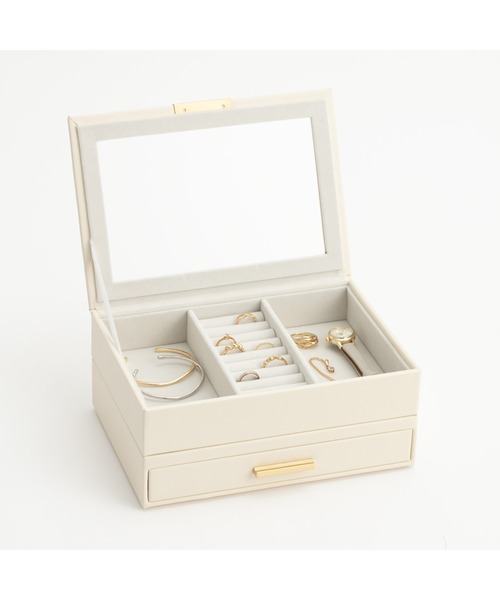 Francfranc（フランフラン） 収納 スタッキング ジュエリーボックス