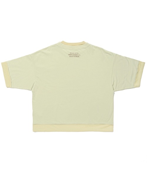 STUDIO SEVEN tシャツ Fake Layered Big Tee「STUDIOSEVEN/スタジオ