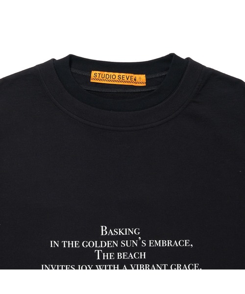 STUDIO SEVEN tシャツ Fake Layered Big Tee「STUDIOSEVEN/スタジオ