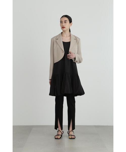 JILL STUART ブラウス シャツ タフタバルーンチュニック