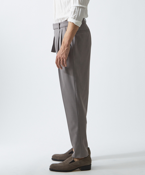 5351 POUR LES HOMMES パンツ ベルテッド テーパード パンツ メンズ