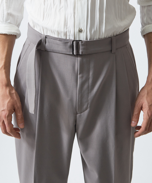 5351 POUR LES HOMMES パンツ ベルテッド テーパード パンツ メンズ