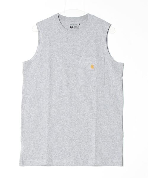 『希少』Carhartt グレー ノースリーブベスト　90's 80's 80's Carhartt ダックベスト - used&vintage box Hi-smile