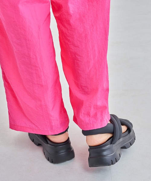 ORiental TRaffic サンダル クロスベルト厚底サンダル 41243