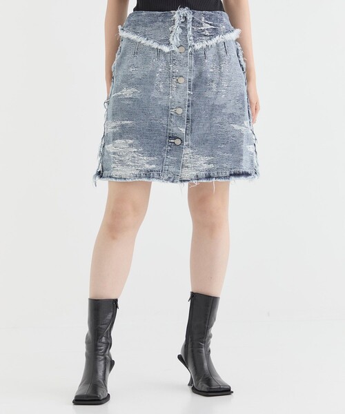 taakk デニムスカート TAG（PORTER） デニムスカート 「TAAKK/ターク」DENIM SKIRT