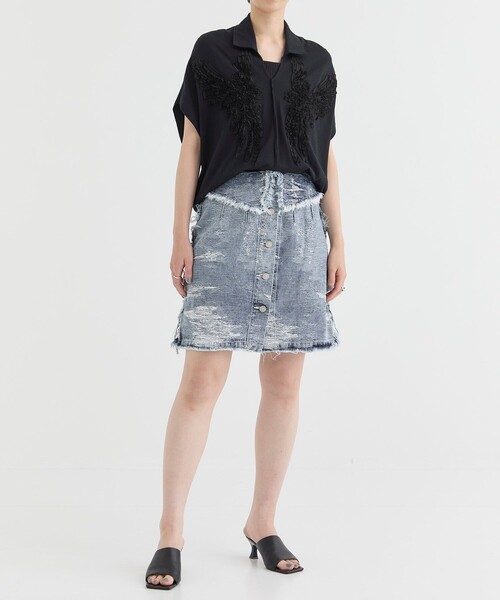 taakk デニムスカート TAG（PORTER） デニムスカート 「TAAKK/ターク」DENIM SKIRT