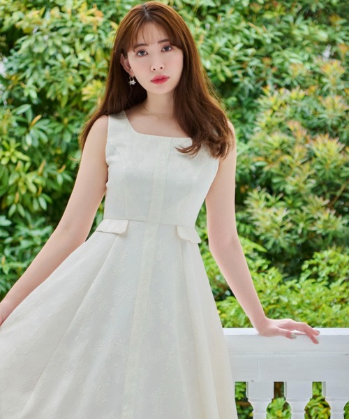 Her lip to ワンピース Classic Floral Jacquard Dress
