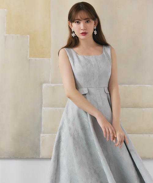 Her lip to ワンピース Classic Floral Jacquard Dress