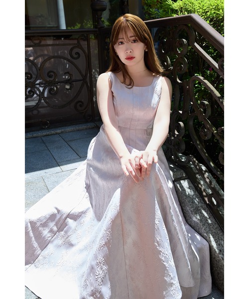 Her lip to ワンピース Classic Floral Jacquard Dress