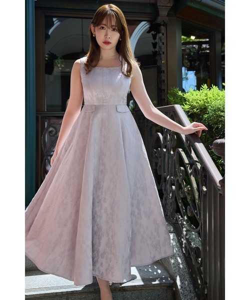 ワンピース HerliptoClassicFloral Jacquard Dress Her lip to ワンピース Classic Floral Jacquard Dress