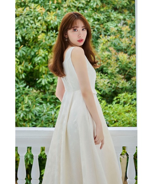 ワンピース HerliptoClassicFloral Jacquard Dress Classic Floral Jacquard Dress（ワンピース）｜Her lip to