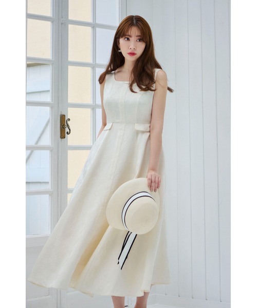 ハーリップトゥ　ワンピース Her lip to ワンピース Classic Floral Jacquard Dress