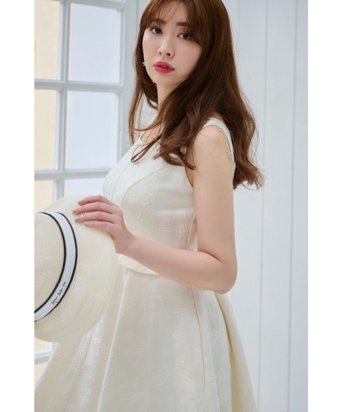 Her lip to ワンピース Classic Floral Jacquard Dress