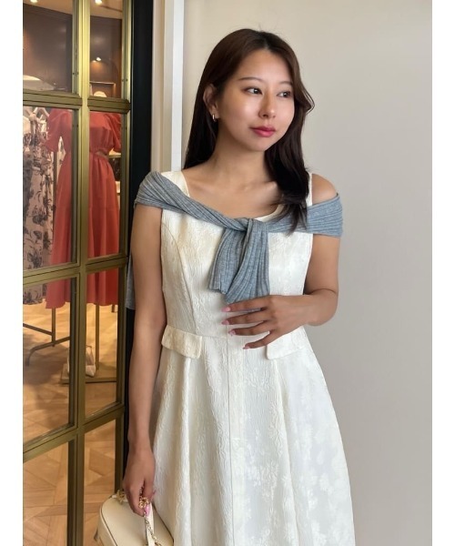 Her lip to ワンピース Classic Floral Jacquard Dress