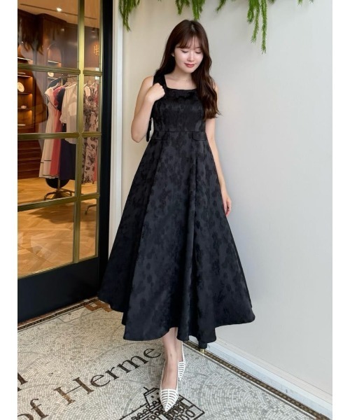 ハーリップトゥ　ワンピース Her lip to ワンピース Classic Floral Jacquard Dress