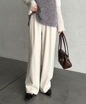 uvカット ワイドパンツ スラックス パンツ ...の詳細画像5