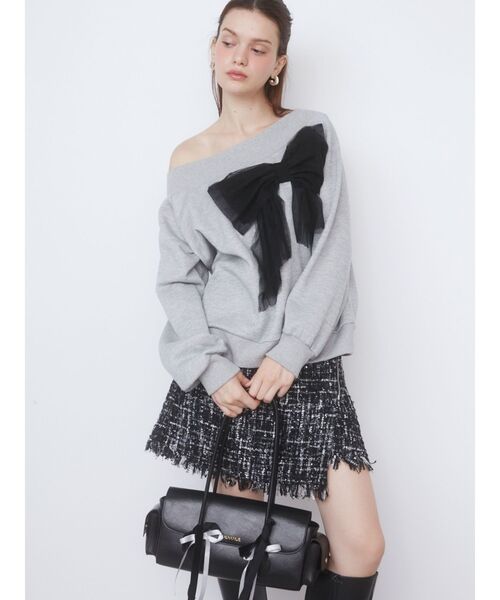 【CALNAMUR】ツイードスカートパンツ CALNAMUR スカート ツィードスカートパンツ : ZOZOTOWN Yahoo!店