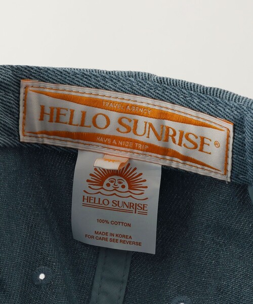 HELLO SUNRISE キャップ 帽子 「HELLO SUNRISE」 トラベル