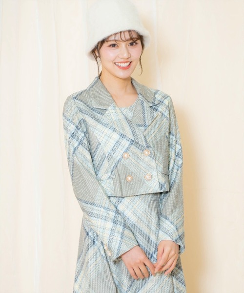 WILLSELECTION ジャケット テーラードジャケット ツイードチェック