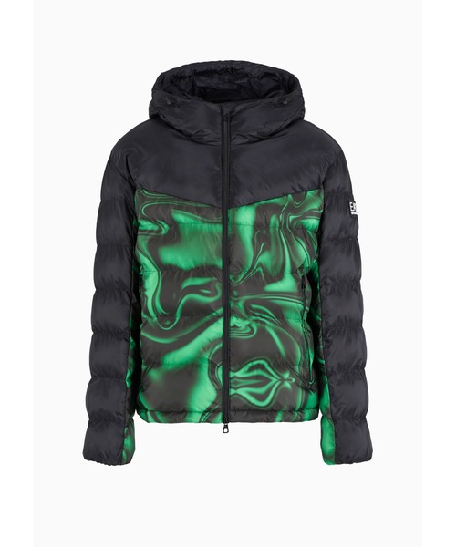 EA7 ダウンジャケット ダウン 「エンポリオ アルマーニ EA7」パデッド