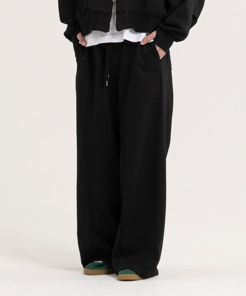Nanmo. スウェットパンツ ジャージ PIN TUCK SWEAT WIDE PANTS