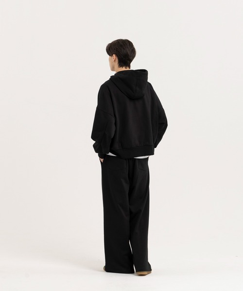 Nanmo. スウェットパンツ ジャージ PIN TUCK SWEAT WIDE PANTS