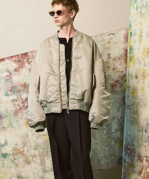MAISON SPECIAL ma1 ma-1 「UNISEX」Prime-Over Nylon MA-1