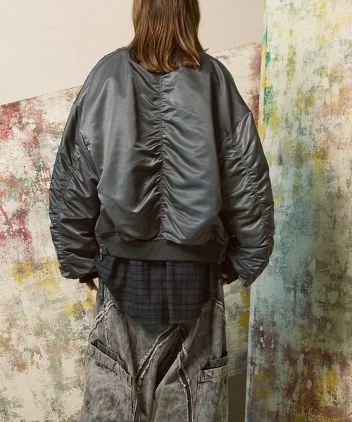 MAISON SPECIAL ma1 ma-1 「UNISEX」Prime-Over Nylon MA-1