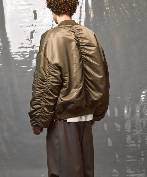 MAISON SPECIAL プライムオーバーナイロンMA-1ボンバージャケット MAISON SPECIAL ma1 ma-1 「UNISEX」Prime-Over Nylon MA-1