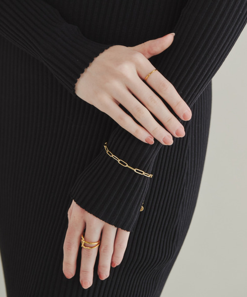 jewel closet by L&Co. K10フラワーエクレアブレスレット Jewel closet by L&Co. ブレスレット K10 フラワー エクレア