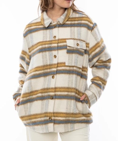 RVCA（ルーカ） コート アウター レディース BIRDIE WOOL BLEND SH 