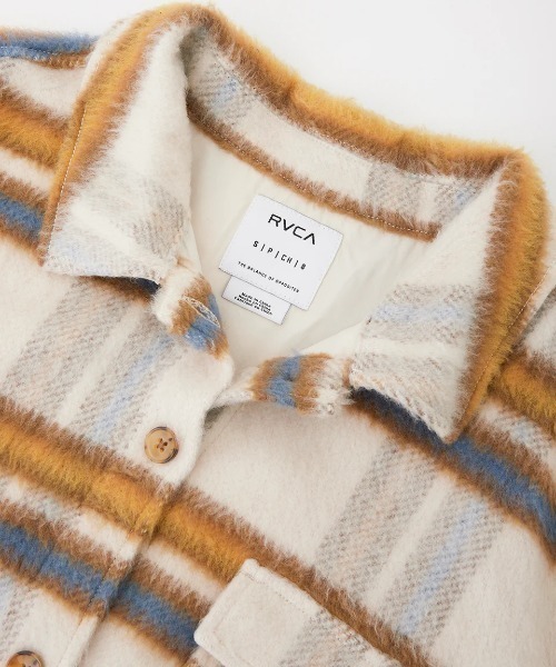 RVCA（ルーカ） コート アウター レディース BIRDIE WOOL BLEND SH 
