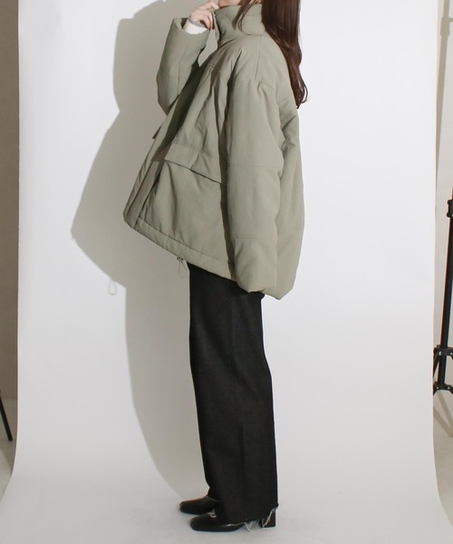 sedacle girl グロッシー中綿ブルゾン ダウンジャケット 贅沢屋の グロッシー中綿ブルゾン（ブルゾン）｜sedacle girl