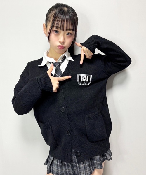 shrita カーディガン 「ワールドペガサス×SHRITAコラボ」ワッペ