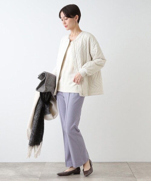 INDIVI（インディヴィ） コート アウター 「撥水／UVケア」ミドル丈