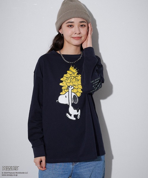 ルーシー ロングスリーブTシャツ ロンT　長袖 スヌーピー ピーナッツ PEANUTS tシャツ 「PEANUTS/ピーナッツ」スヌーピー/SNOOPY