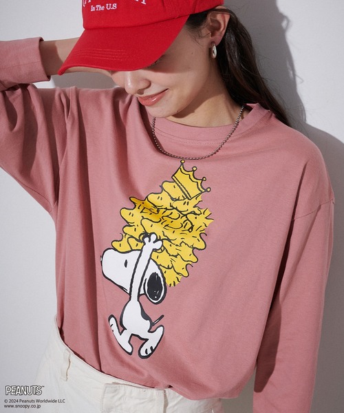 ルーシー ロングスリーブTシャツ ロンT　長袖 スヌーピー ピーナッツ PEANUTS tシャツ 「PEANUTS/ピーナッツ」スヌーピー/SNOOPY