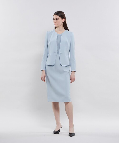 EPOCA（エポカ） ジャケット ノーカラージャケット コンパクトダブル