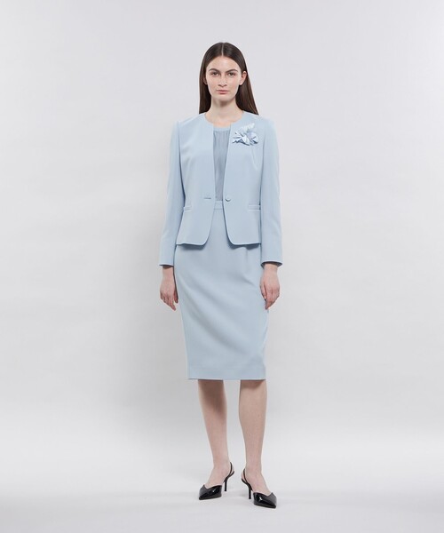 EPOCA（エポカ） ジャケット ノーカラージャケット コンパクトダブル