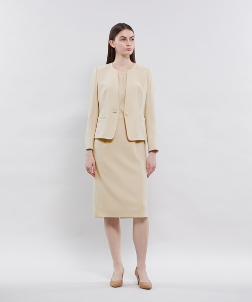 EPOCA（エポカ） ジャケット ノーカラージャケット コンパクトダブル