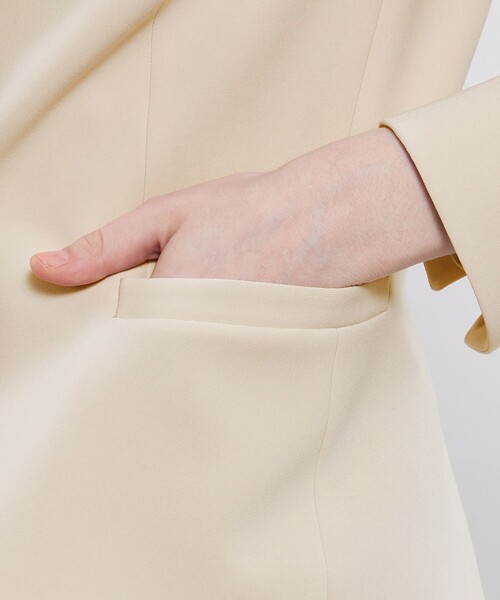 EPOCA（エポカ） ジャケット ノーカラージャケット コンパクトダブル