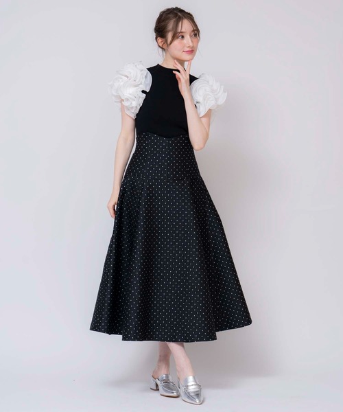 Noela ニット セーター フリルスリーブニット レディース